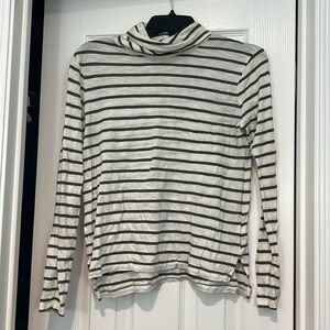 Madewell striped turtle neck